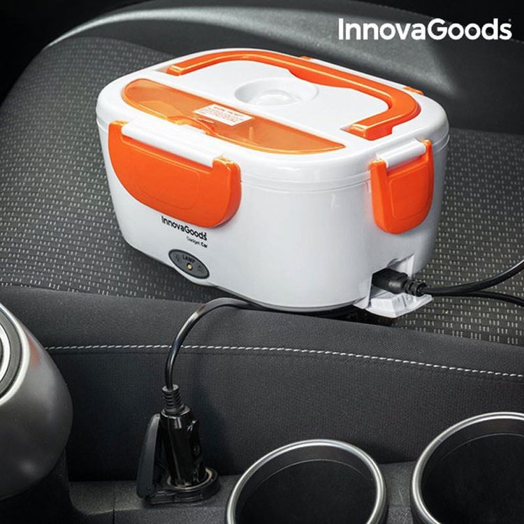 Elektrische DELUXE LUNCHBOX mit Edelstahlschale für Autos von InnovaGoods®  12Volt