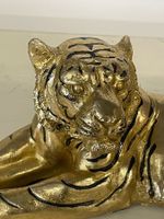 Goldener Deko-Tiger, liegend, für Dein Zuhause, Top!