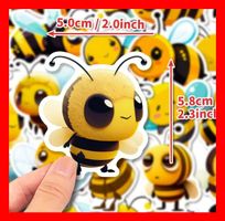 Biene Hummel Bee Honig Gelb abeille Drohne 50 tlg Stickerset