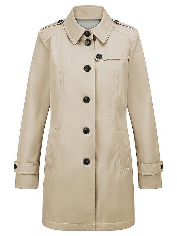 Jacken: Trenchcoat / Mantel / Jacke Beige Gr. 36 – Gebraucht aus Rupperswil von Niq14