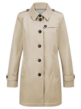 Trenchcoat / Mantel / Jacke Beige Gr. 36