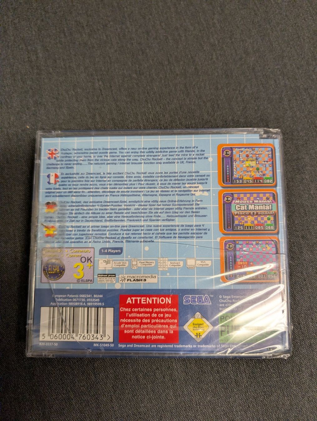 Giochi: Chuchu rocket sega Dreamcast – Nuovo e nell'imballaggio originale da Giubiasco venduto da Ticinerd 1