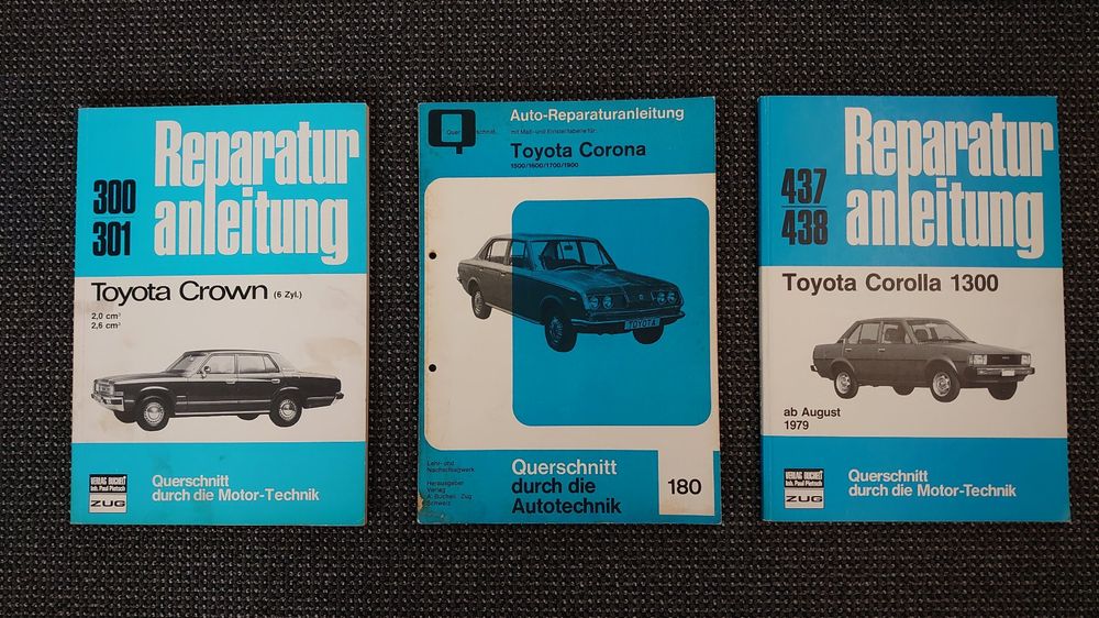 Libri: Buchelikonvolut Reparaturanleitung Toyota – Usato da Tägerschen venduto da Triba01