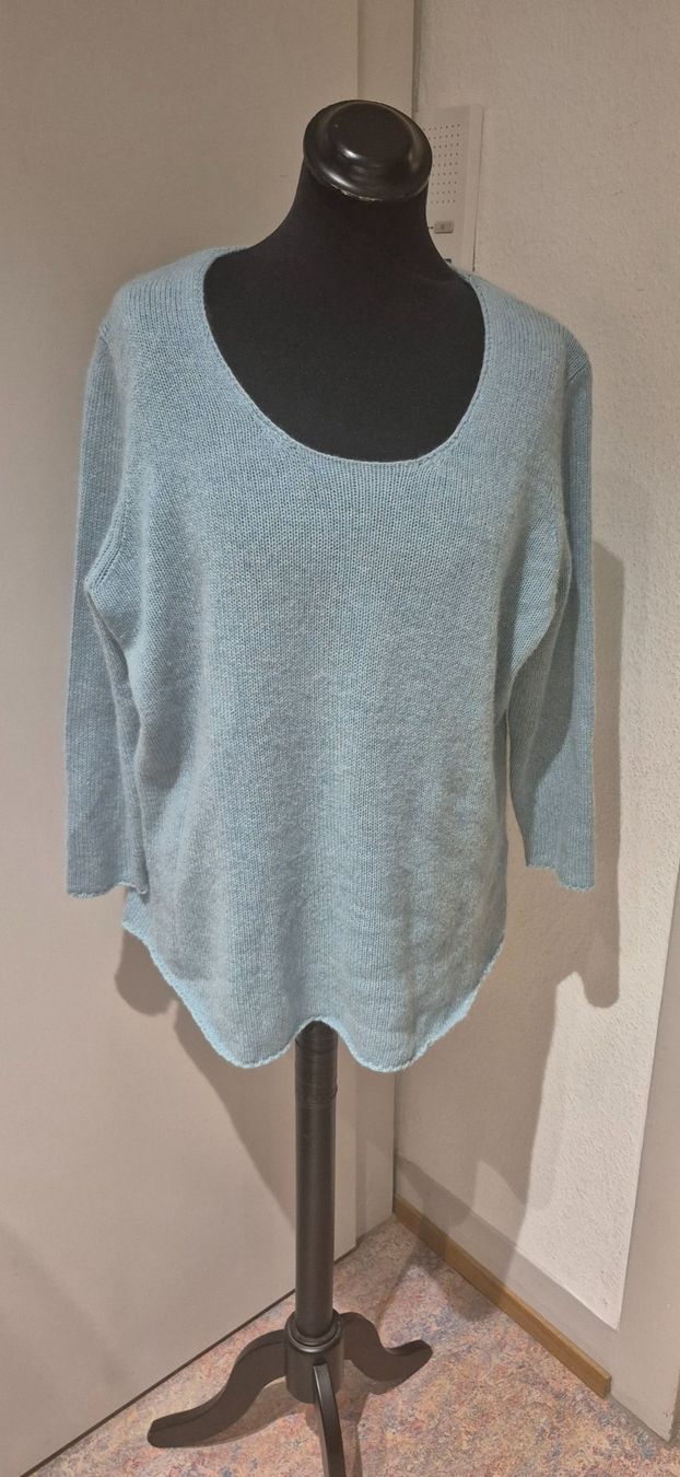 Peter Hahn Maglioni & Felpe: Damen Pullover hellblau Rundhals Kaschmire Peter Hahn – Usato da Zürich venduto da Roberto040