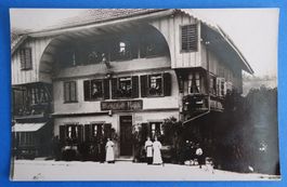 HUTTWIL - RESTAURANT RÖSSLI -heute Pizzeria - Karte von 1919
