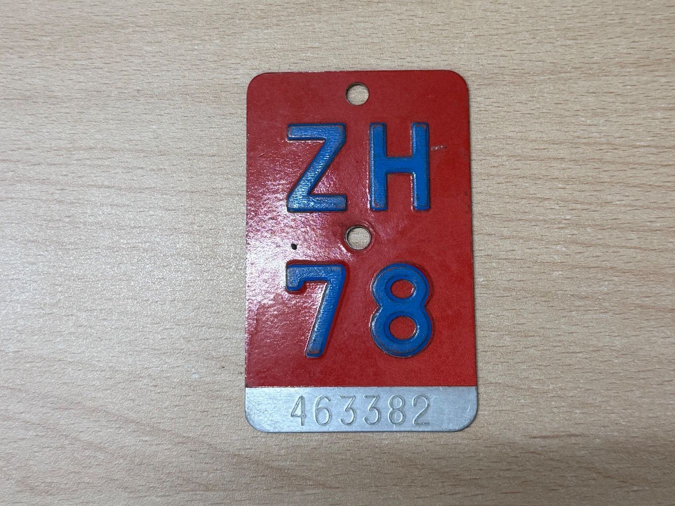 Insegne: ZH78 Nummerechild CH – Usato da Hallau venduto da mofaplus
