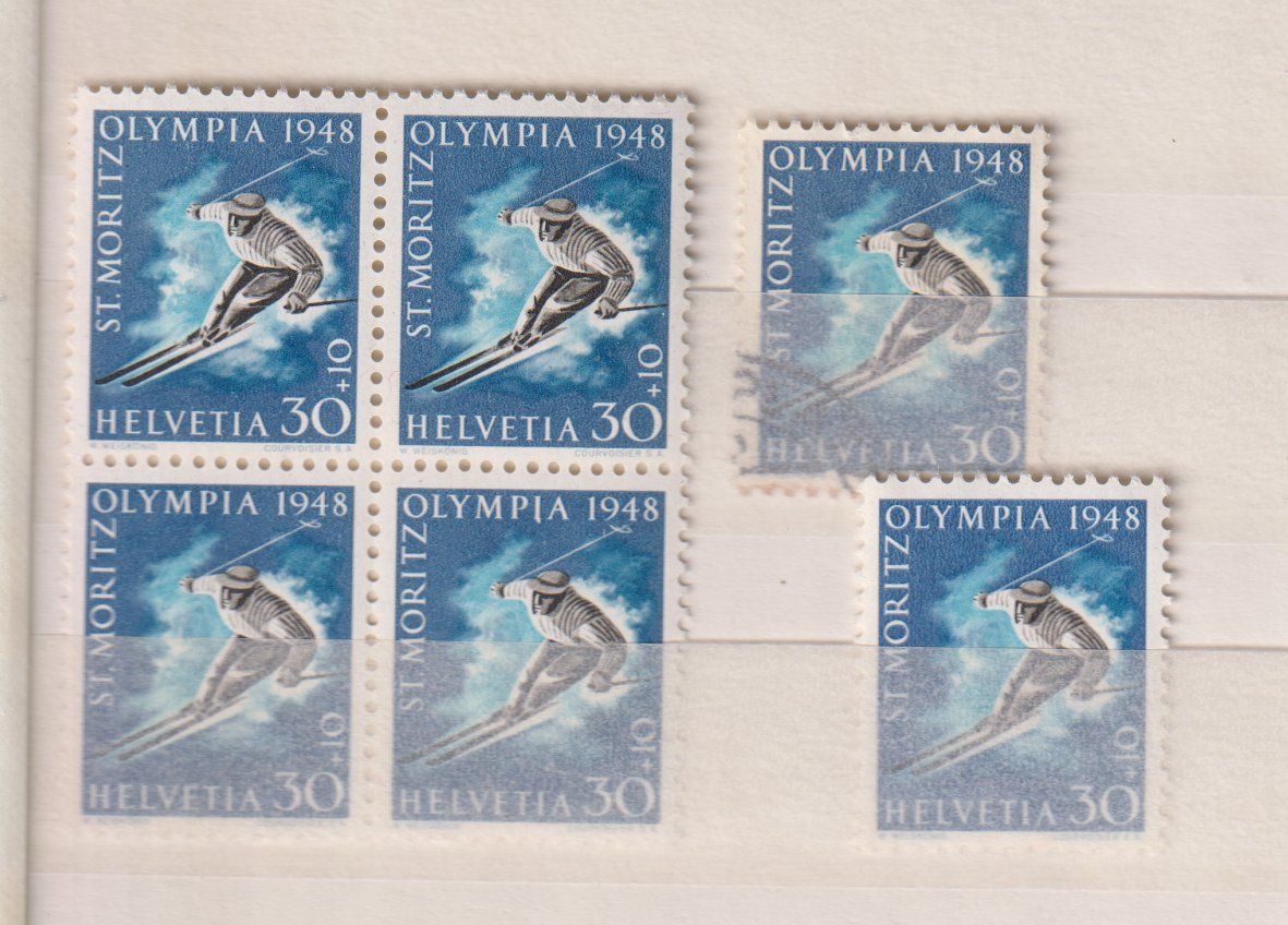 Tutti i francobolli: Sammlung Olymp. Winerspiele 1948 – Usato da Koblenz venduto da Boerse6 2