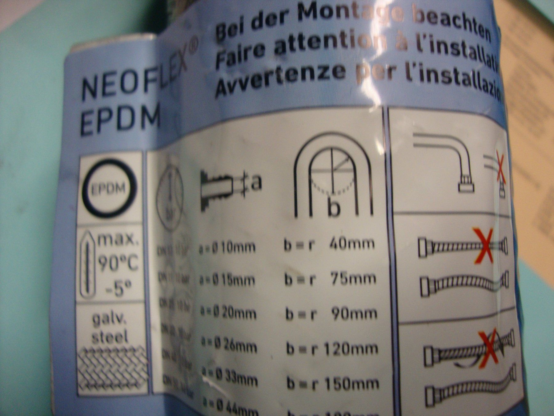 Tubi & Tubi flessibili: Flex Schlauch 2 x 2"  70cm neu – Nuovo (secondo la descrizione) da Gross venduto da Triumph67 2