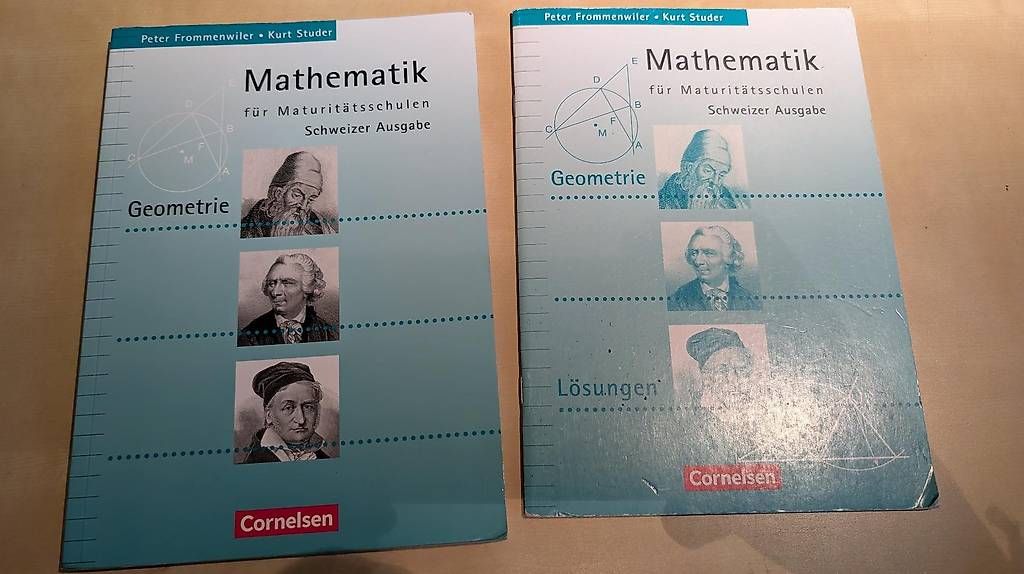 Libri: Frommenwiler Geometrie Schulbücher – Usato da Riehen venduto da ssa_g27f