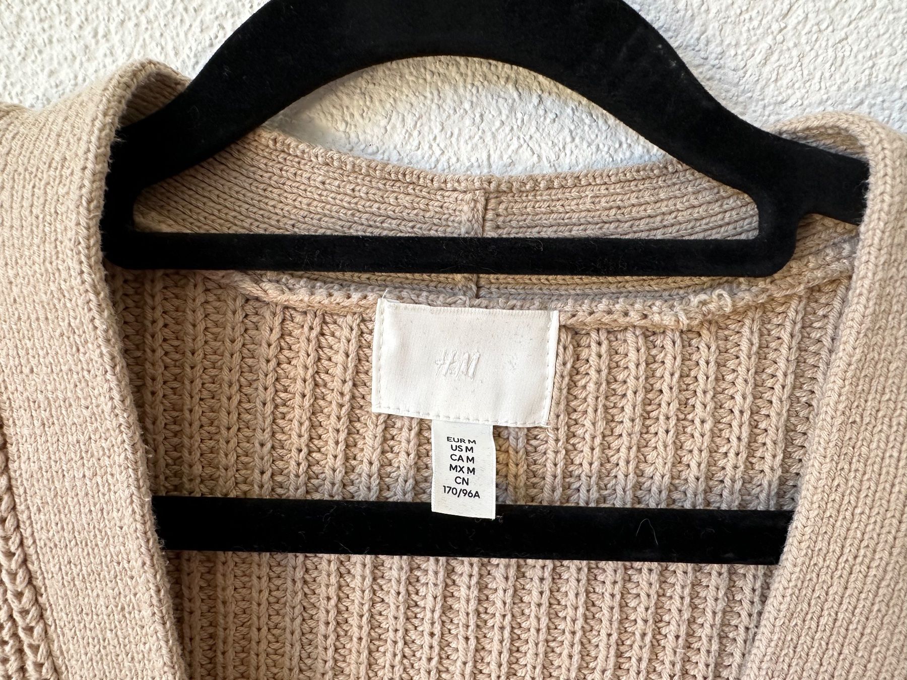 H&M Maglioni & Felpe: Strickjacke Baumwolle in beige – Usato da Zürich venduto da fisch0 2