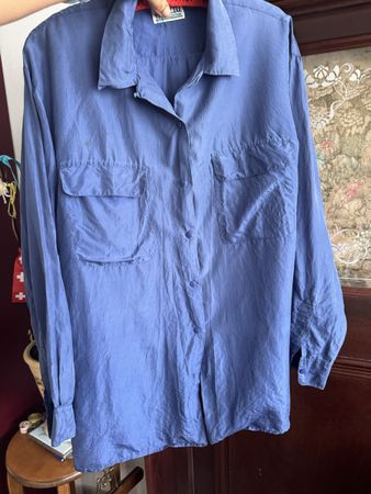 Vintage Seidenbluse Trio Collection 100% Seide