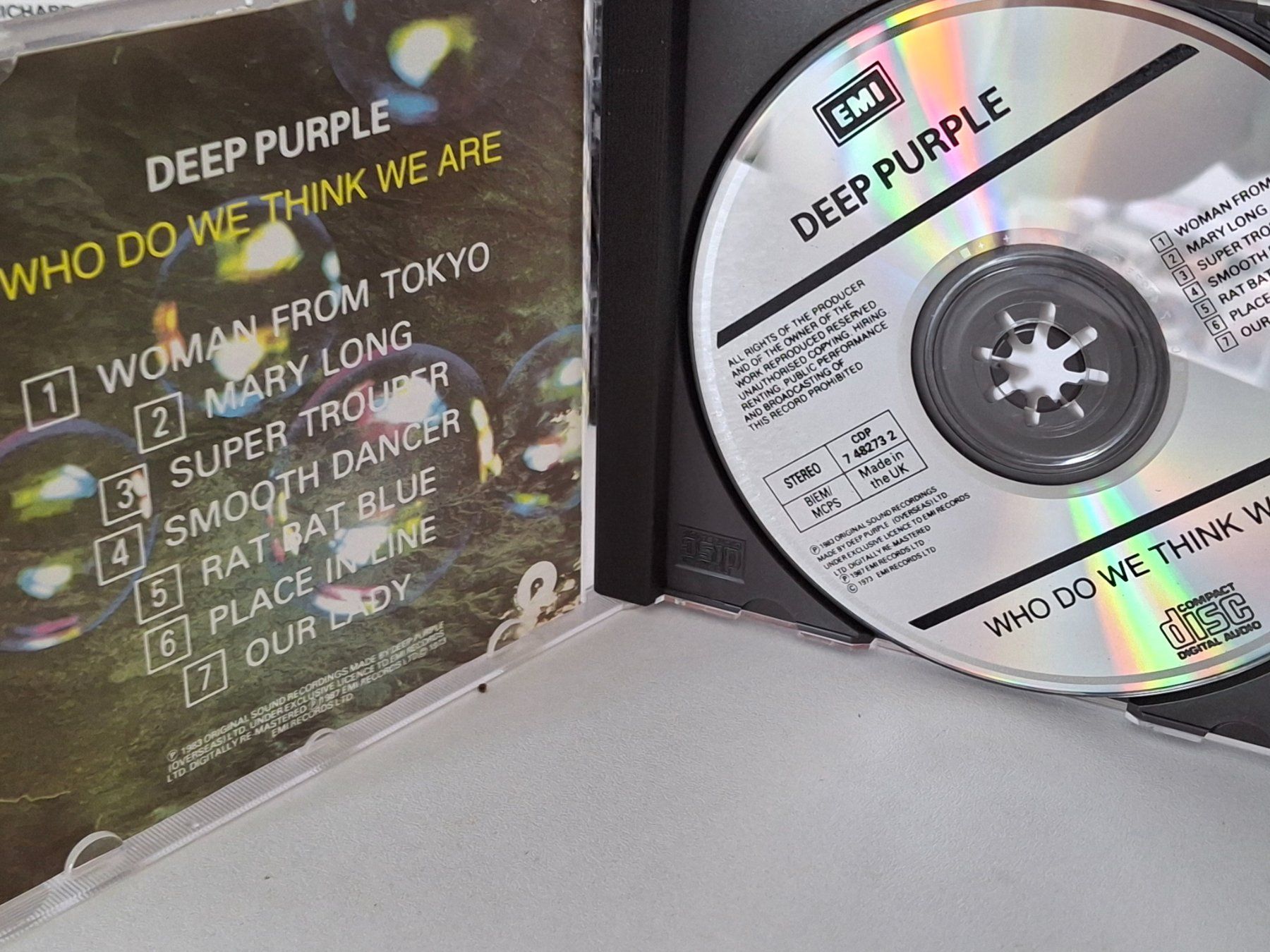 CDs: CD Deep Purple -  Who Do We Think We Are – Gebraucht aus Aarberg von Jackup1 2