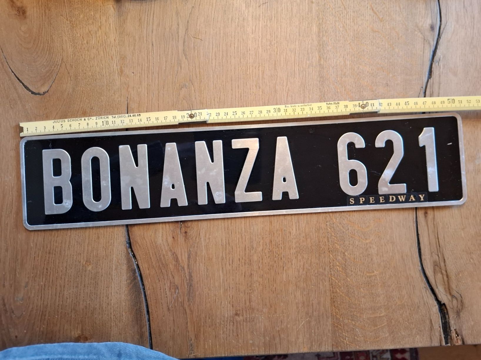 Insegne: Bonanza 621 Speedway Schild – Usato da Schlieren venduto da Norauro