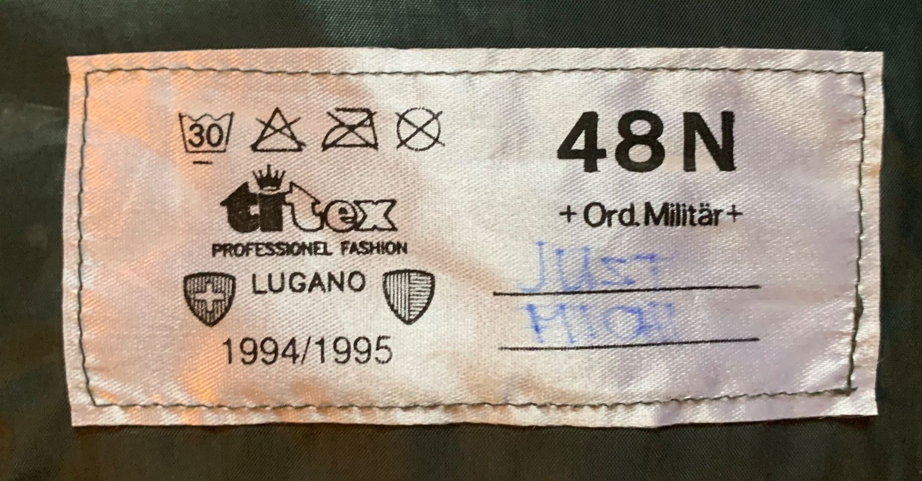 Schweizer Armee Cappotti: Regenschutz der CH Armee Grösse 48N – Usato da Goldingen venduto da Bergler012 3