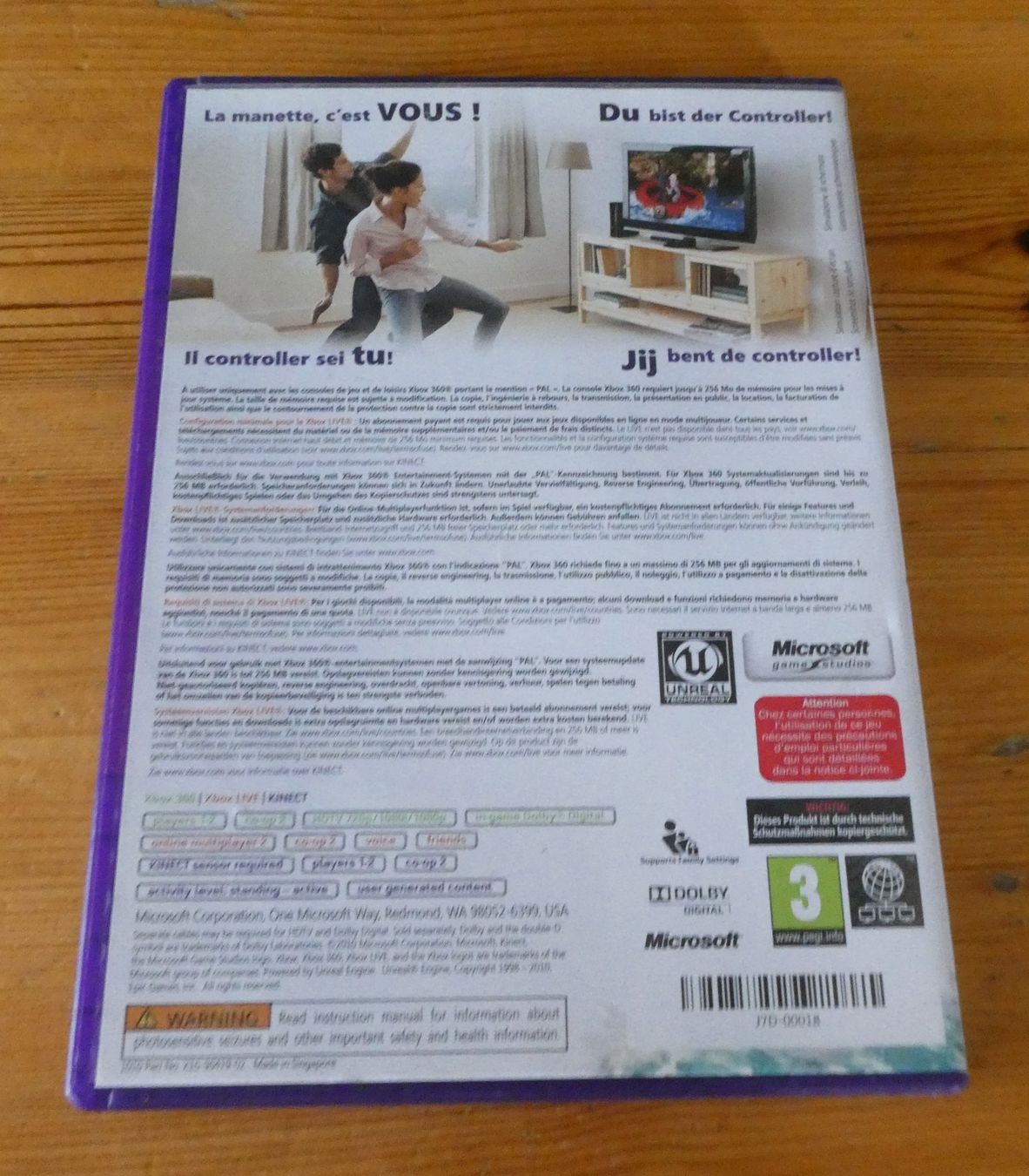 Spiele: Kinect Adventures! Xbox 360 Jeu Neuf Pal FR – Gebraucht aus Troistorrents von Marion70 2