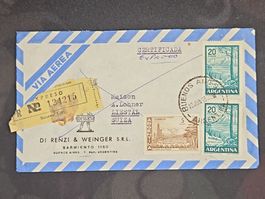 CL24 Enveloppe + Timbre Argentine 1963