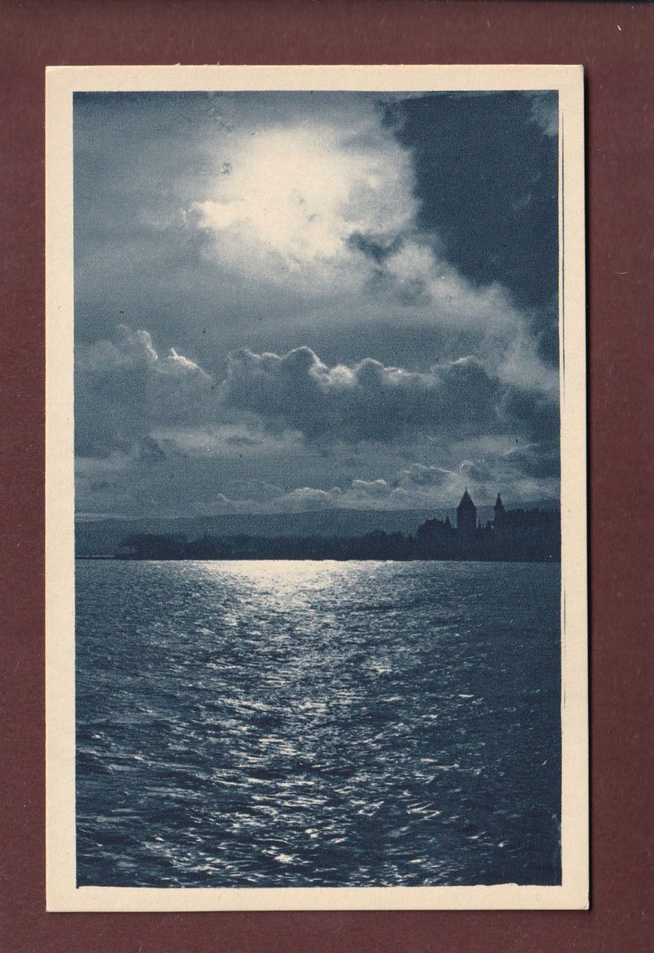 Cartes postales: LAC LEMAN - Soleil du soir – D'occasion à Pully par nicecards-shop