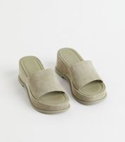 Velourleder Pantoletten gr 38
