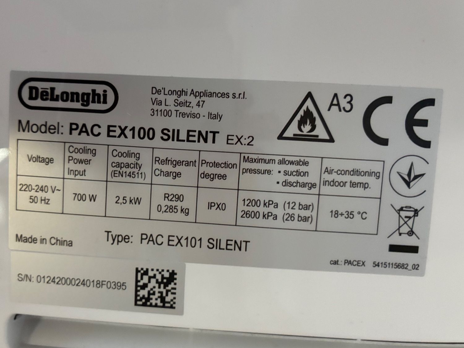 De'Longhi Klimageräte: DeLonghi Pinguino PAC EX100 Silent – Gebraucht aus Zürich von Hrop1 3