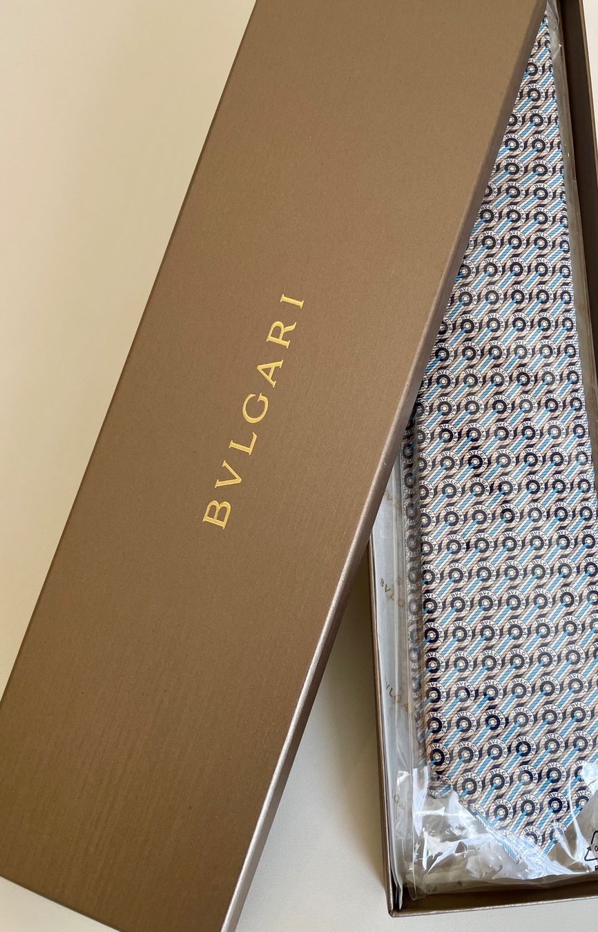 Bulgari Cravatte: Bulgari Krawatte (100% Seide) – Nuovo e nell'imballaggio originale da Basel venduto da Ch2005 1
