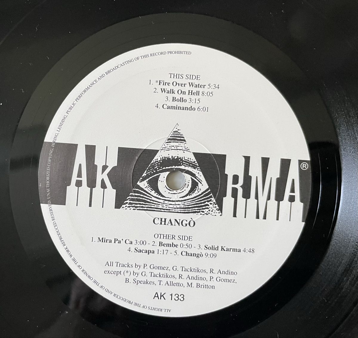 Schallplatten: Chango - same - AKARMA - Vinyl LP – Gebraucht aus Olten von Bluespapst 2