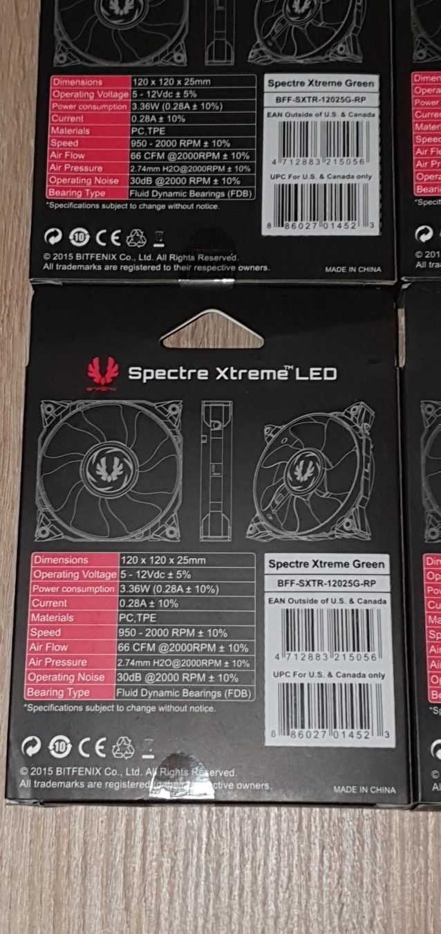 PC: BitFenix Spectre Xtreme (120mm) – Nuovo (secondo la descrizione) da Grabs venduto da wiRD27rs 2