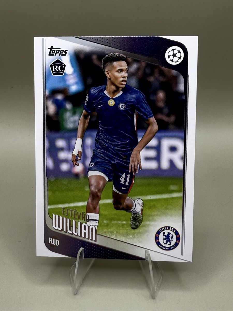 Estêvão Willian | Rookie Karte | Topps UCC Club | Chelsea (Gebraucht ...