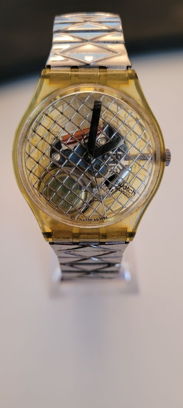 Swatch Orologi: Swatch Gent Flex SILVER NET – Usato da Rüschlikon venduto da Dave830