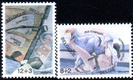 BELGIEN OLYMPISCHE SOMMERSPIELE LOS ANGELES 1984**POSTFRISCH