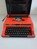 Vintage Schreibmaschine Utax 100 - Orange - 1970er