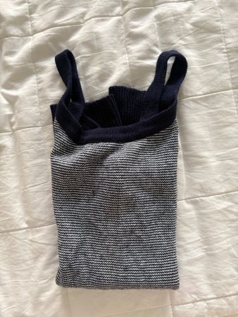 Moondal Viscose & Linen Knit Sleeveless Top