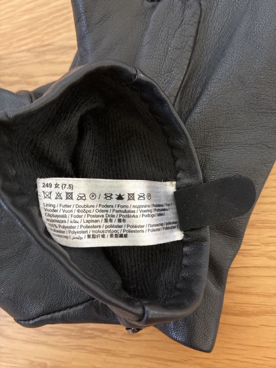 Esprit Handschuhe & Handstulpen: Lederhandschuhe Esprit Grösse 7.5 Schwarz – Gebraucht aus Birmenstorf AG von Midget0 3