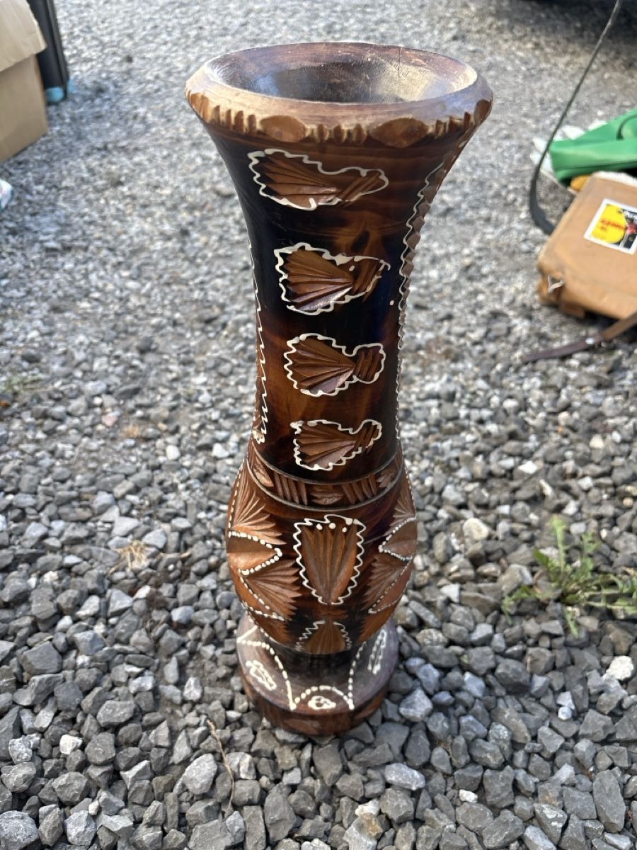 Tutte le decorazioni: Dekorativer Holzluster mit Schnitzereien – Usato da rheineck venduto da Neshi06 4