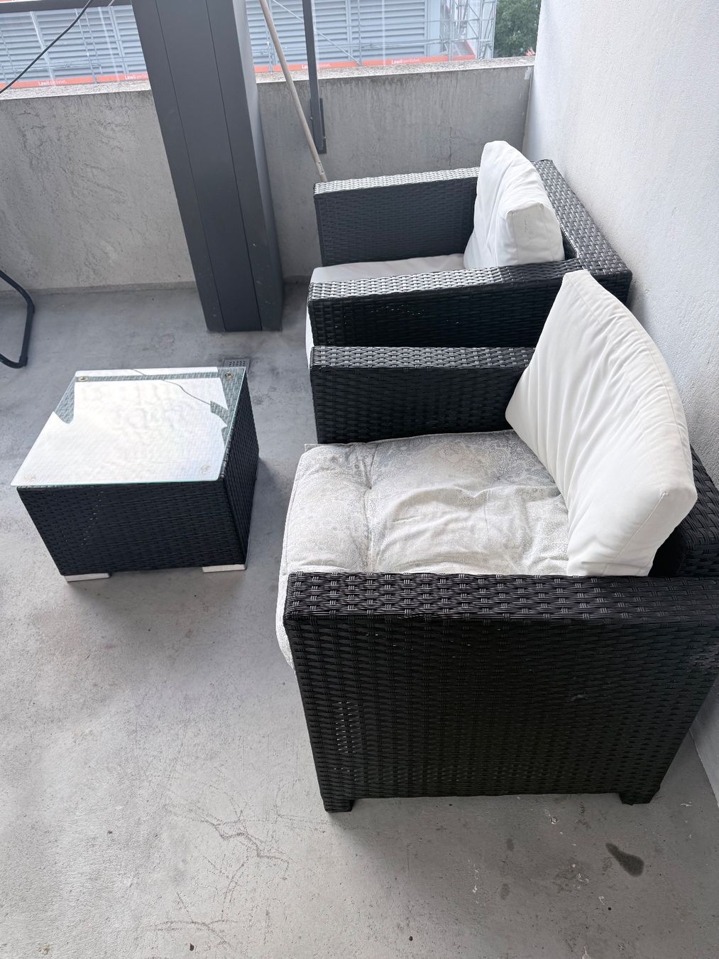 Set di tavolo e panche: Rattan Möbel – Usato da Winterthur venduto da Nesho 1