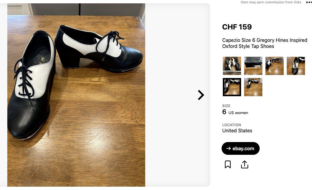 Scarpe da donna: Chaussures de Danse pour Femme – Nuovo (secondo la descrizione) da Lausanne venduto da RB19 7