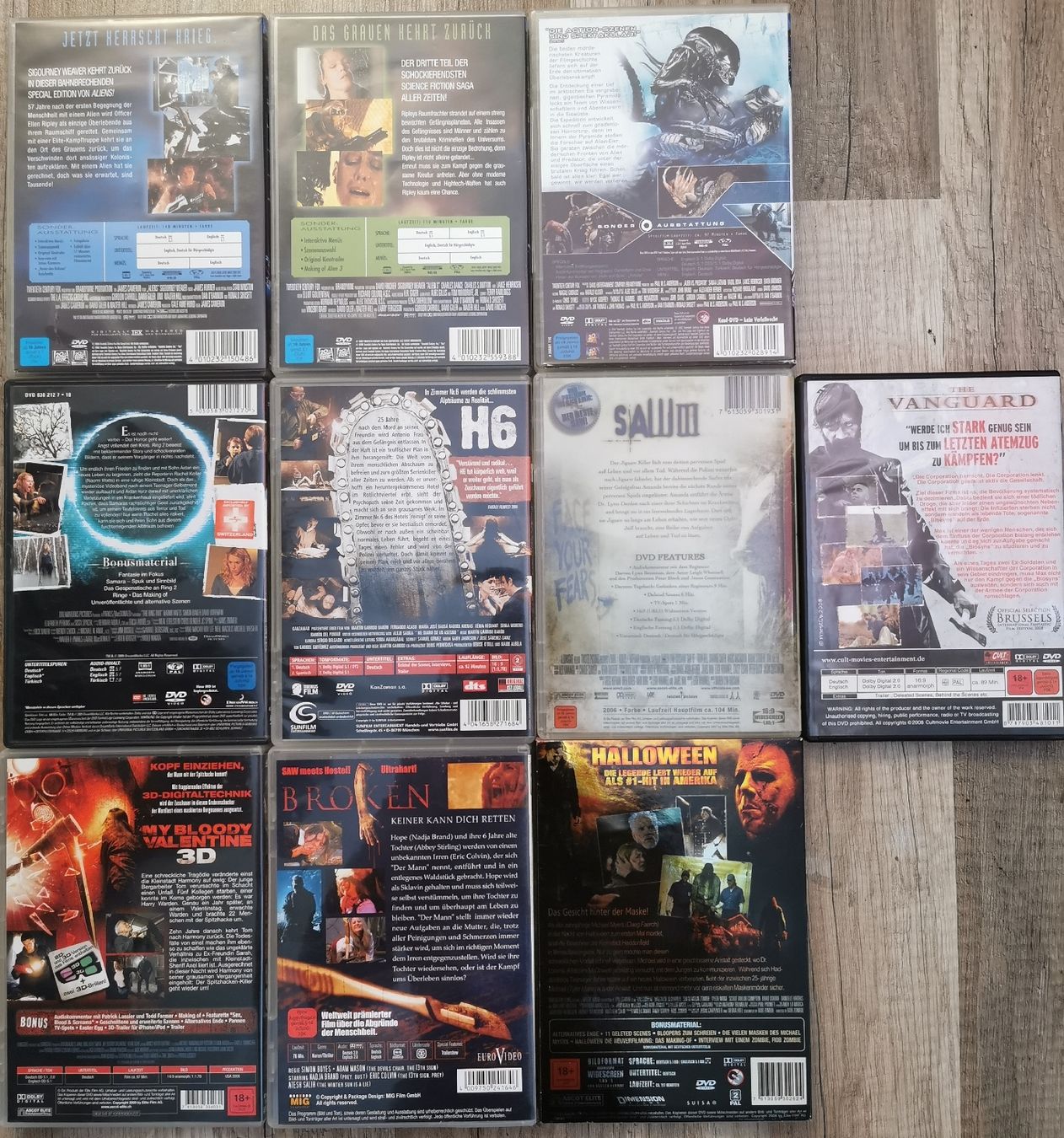 Alle DVDs: 10 DVD Horror Based – Gebraucht aus Grenchen von KevinsellsCards 1