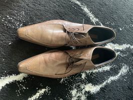 Elegante Herren Schuhe, Leder Braun, Preis VB