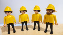 Playmobil Figuren, Feuerwehrmann /Feuerwehrmänner, Set mit 4