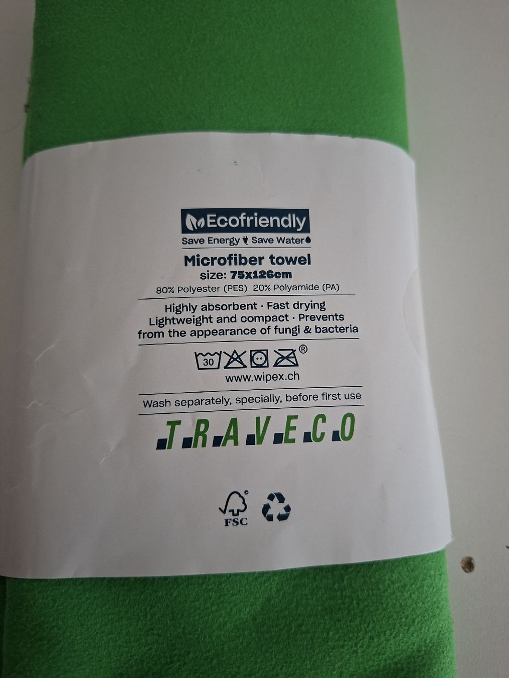Teli da bagno: Traveco Microfasertuch Neu – Nuovo e nell'imballaggio originale da Chur venduto da bananaaa 1