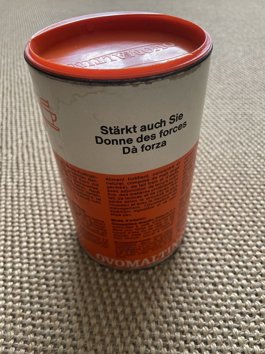 Barattoli: Antike Blechdose Ovomaltine – Usato da Winterthur venduto da cheerio97 3