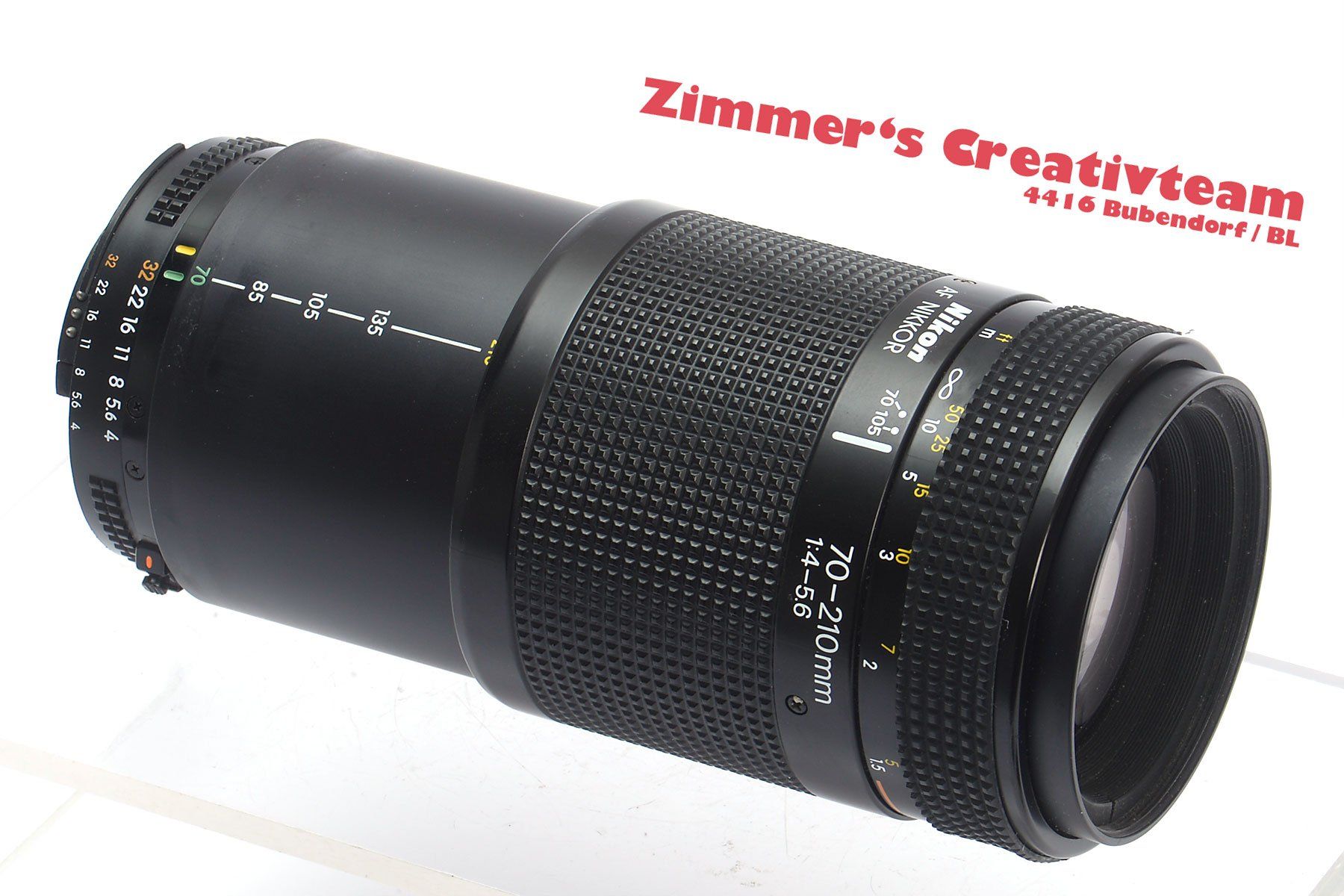 Nikon Obiettivi: AF Nikkor 70-210mm 4-5.6, Nikon FX – Usato da Bubendorf venduto da zimmers_creativteam