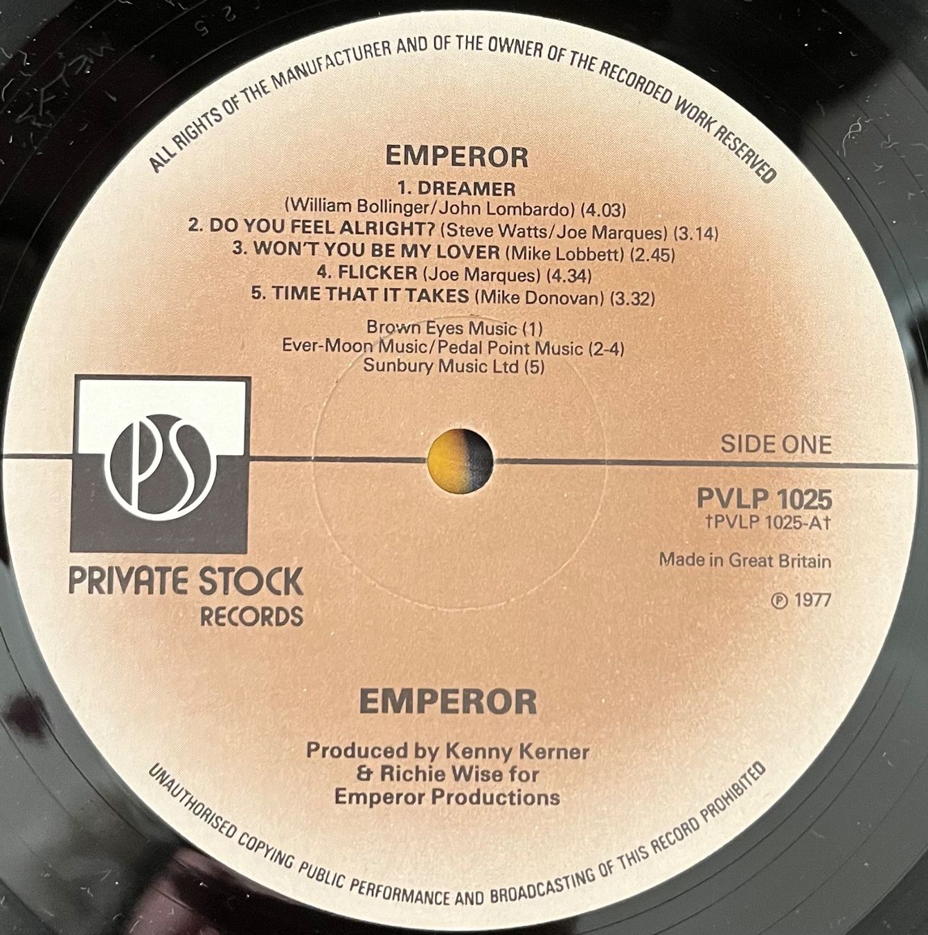 Vinyles: EMPEROR - EMPEROR  - 33 Tours – D'occasion à Bussigny par vinyl-pas-cher 2