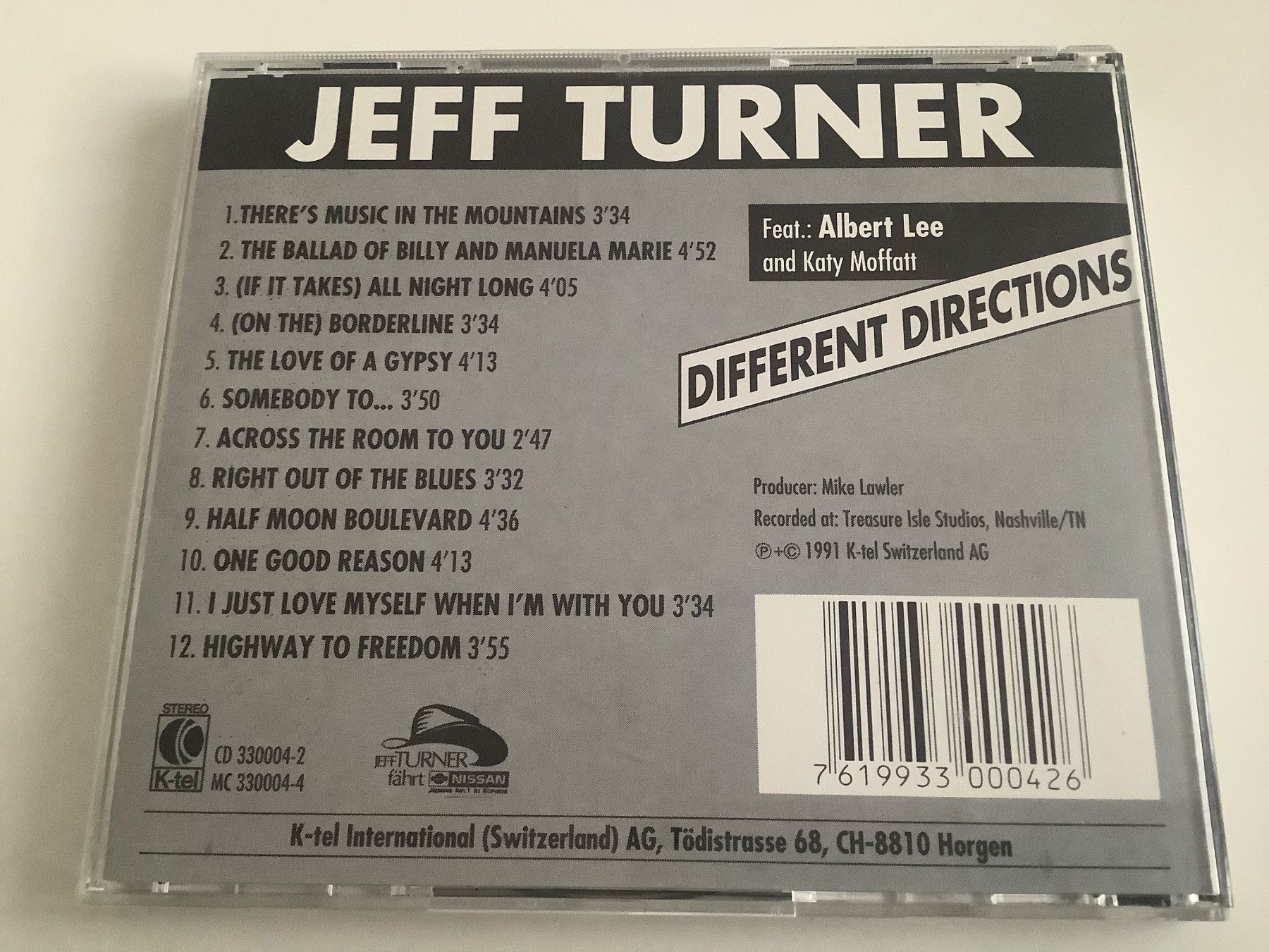 CD: Jeff Turner / Different Directions / 1991 – Usato da Dübendorf venduto da Troll_88 1