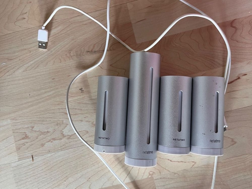 Netatmo Basisstation inkl. Aussensensor und zwei Innens. (Gebraucht) in ...