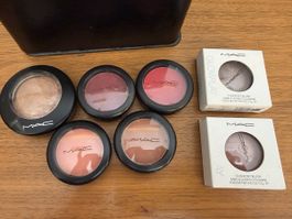 MAC Kosmetik Set Lippenstifte Puder und Blush gebraucht