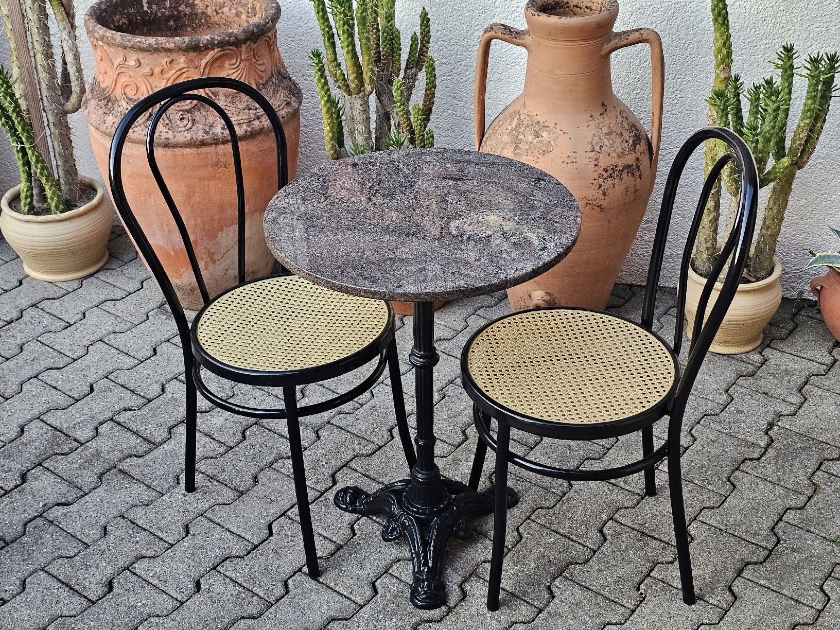 Tischset: Bistrotisch 2 Stühle Granittisch – Gebraucht aus Villnachern von hasta08 3