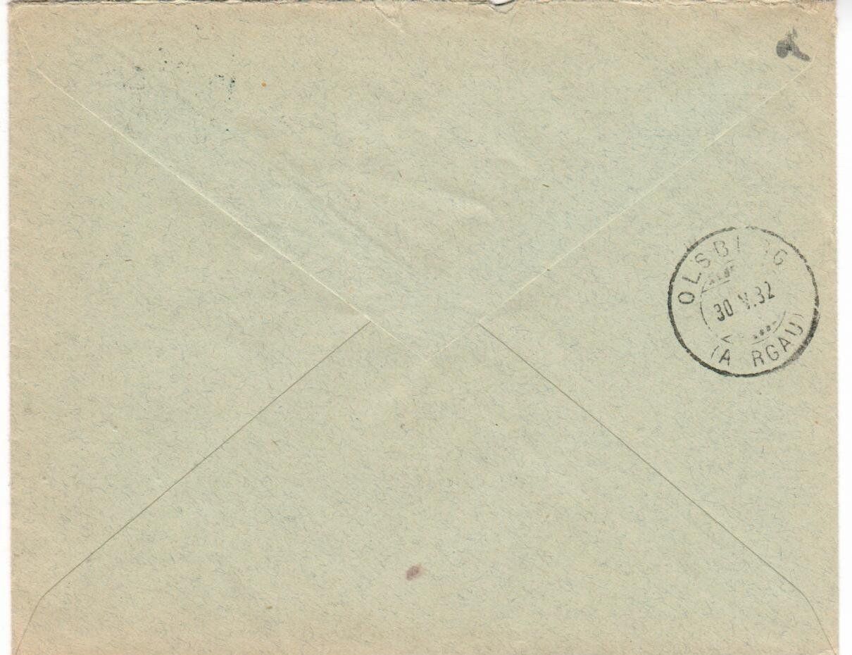 Tous les timbres: Brief, Oberflachs 1932 – D'occasion à Wolhusen par Curver9 1
