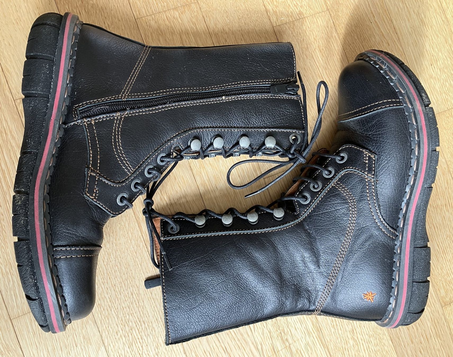 Art Scarpe da donna: Art "Assen" schwarze Leder Stiefel Gr. 36 – Usato da Wolfwil venduto da Verbenia 5
