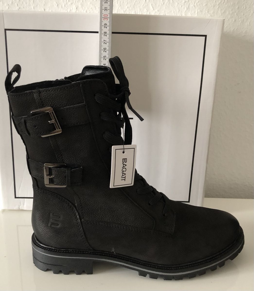 Bagatt Scarpe da donna: Boots Bagatt schwarz Gr. 39 – Nuovo e nell'imballaggio originale da St. Gallen venduto da Allegra_blue 2