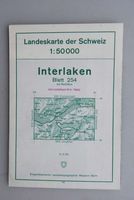 Landeskarte der Schweiz, 1 : 50'000, 254 Interlaken 1971